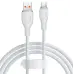 Кабель Baseus Pudding USB Type A - Type-C 100W 1.2м Белый Кабель Baseus Pudding USB Type A - Type-C 100W 1.2м Белый