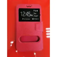 Чохол-книжка Універсальна 5.2"-5.5" Червона (2 вікна)