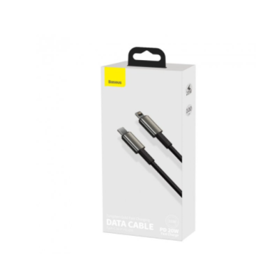 Кабель дата Baseus Tungsten Type-C to Lightning 1м Чёрный
