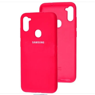 Чехол накладка HC Samsung A115/M115 Ярко-розовая