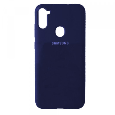 Чехол накладка HC Samsung A115/M115 Темно-синяя/Navy Blue