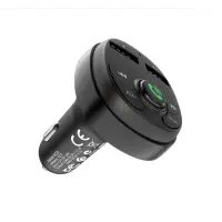 FM Трансмітер Borofone BC26 2USB 2,1A Black, Чорний FM Трансмітер Borofone BC26 2USB 2,1A Black, Чорний