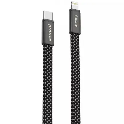 Кабель Proove AirLine Type-C to Lightning 30W 1м Чёрный