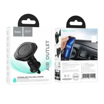 Автодержатель Hoco H28 Black, Чёрный