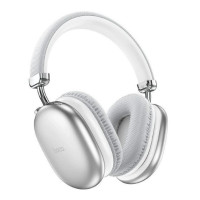Беспроводные полноразмерные наушники Hoco W35 Max Joy Silver Stereo Bluetooth Headphones, серебряные Беспроводные полноразмерные наушники Hoco W35 Max Joy Silver Stereo Bluetooth Headphones, серебряные