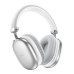 Безпровідні повнорозмірні навушники Hoco W35 Max Joy Silver Stereo Bluetooth Headphones, срібні