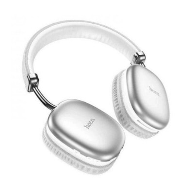 Безпровідні повнорозмірні навушники Hoco W35 Max Joy Silver Stereo Bluetooth Headphones, срібні