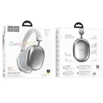Беспроводные полноразмерные наушники Hoco W35 Max Joy Silver Stereo Bluetooth Headphones, серебряные Беспроводные полноразмерные наушники Hoco W35 Max Joy Silver Stereo Bluetooth Headphones, серебряные
