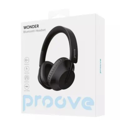 Беспроводные наушники с микрофоном Proove Wonder Black, черный Беспроводные наушники с микрофоном Proove Wonder Black, черный