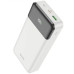 Универсальная мобильная батарея Повербанк Hoco J102A PD+QC 3.0 22.5W 20000mAh Белый