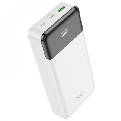 Универсальная мобильная батарея Повербанк Hoco J102A PD+QC 3.0 22.5W 20000mAh Белый