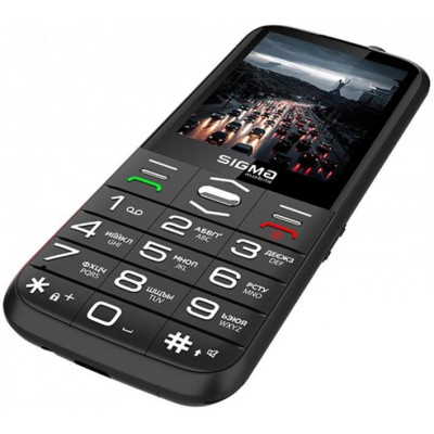 Мобільний телефон Sigma Comfort 50 Grace Black, чорний