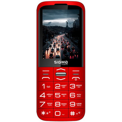 Мобільний телефон Sigma Comfort 50 Grace Red, Червоний