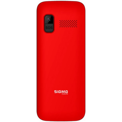 Мобільний телефон Sigma Comfort 50 Grace Black, Червоний