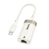 Кабель Hoco UA41B Type-C ethernet adapter Абрикосовий