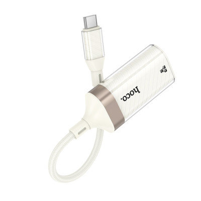 Кабель Hoco UA41B Type-C ethernet adapter Абрикосовый