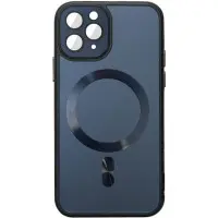 Чохол накладка Sapphire Matte Midnight iPhone 12 Pro Max Чорна/ Graphite MagSafe