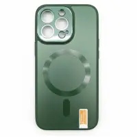 Чохол накладка Sapphire Matte Midnight iPhone 13 Pro Зелена (Cangling Green) MagSafe