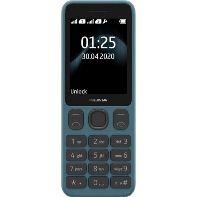 Мобильный телефон Nokia 125 Dual Sim Blue, голубой