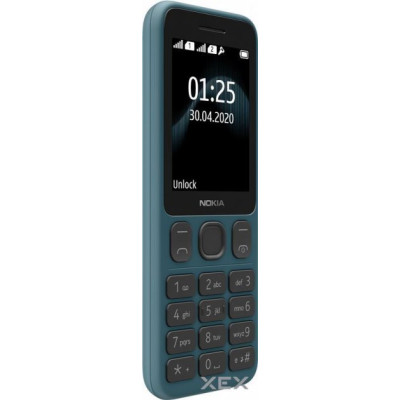 Мобильный телефон Nokia 125 Dual Sim Blue, голубой