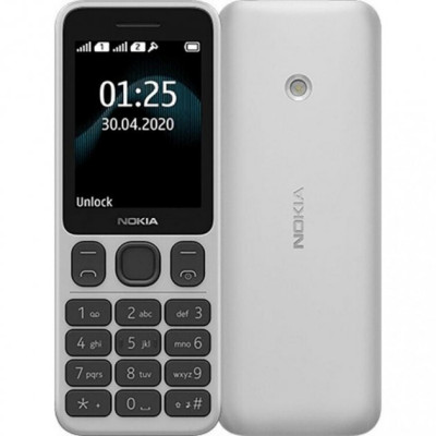 Мобильный телефон Nokia 125 Dual Sim Blue, Серебристый