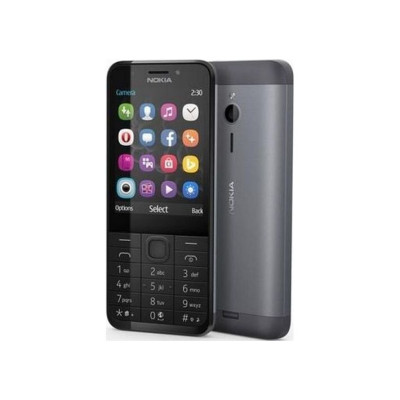 Мобільний телефон Nokia 230 Dual Sim Dark Silver, сріблястий