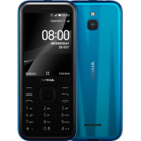 Мобильный телефон Nokia 8000 Dual Sim 4G Blue, голубой Мобильный телефон Nokia 8000 Dual Sim 4G Blue, голубой