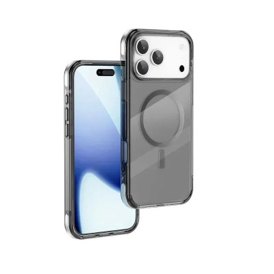 Чехол Накладка WIWU Titanium MagSafe iPhone 17 Pro Max Черная (MCC-702)