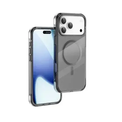 Чехол Накладка WIWU Titanium MagSafe iPhone 17 Pro Max Черная (MCC-702)