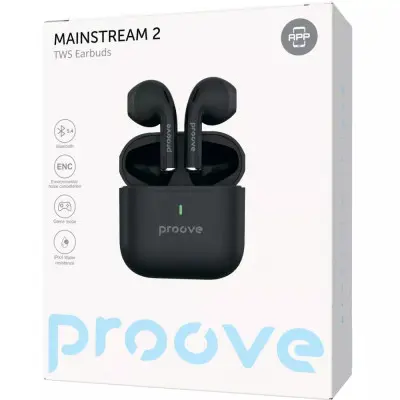 Беспроводные наушники Proove Mainstream Black, Черные