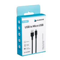 Кабель Braid MicroUSB 1м Чорний Кабель Braid MicroUSB 1м Чорний