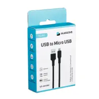 Кабель Braid MicroUSB 1м Чёрный