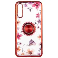 Чехол накладка Shengo Ring Samsung G973 (S10) Красная