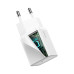 Мережевий зарядний пристрій Baseus Super Si 20W Type-C to Lightning White, Білий