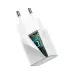 Мережевий зарядний пристрій Baseus Super Si 20W + Кабель Type-C to Lightning White, Білий