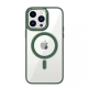 Чохол накладка Crystal Guard MagSafe iPhone 14 Pro Max Зелена (Alpine Green)