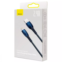 Кабель дата Baseus Glimmer USB Type A - Lightning 1м Синій Кабель дата Baseus Glimmer USB Type A - Lightning 1м Синій