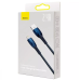 Кабель дата Baseus Glimmer USB Type A - Lightning 1м Синій