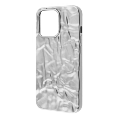 Накладка WAVE Gradient Water iPhone 13 Срібна