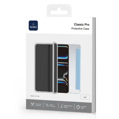 Чехол для планшета WIWU Classic Pro GF-005 iPad 10.9"/11'' (A16) 2022/2024 Черный Чехол для планшета WIWU Classic Pro GF-005 iPad 10.9"/11'' (A16) 2022/2024 Черный