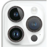 Захисне скло на камеру Metal Sparkles iPhone 15 Pro/15 Pro Max Чорне Захисне скло на камеру Metal Sparkles iPhone 15 Pro/15 Pro Max Чорне