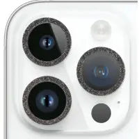 Захисне скло на камеру Metal Sparkles iPhone 15 Pro/15 Pro Max Чорне