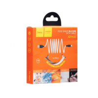 Кабель дата Hoco X21 microUSB 1м Чорно-білий Кабель дата Hoco X21 microUSB 1м Чорно-білий