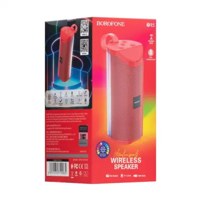 Колонка Bluetooth Borofone BR5 Red, Червоний