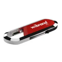 Флеш память USB 8Gb Wibrand Aligator USB 2.0 Темно красная