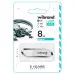 Флеш память USB 8Gb Wibrand Aligator USB 2.0 Белая
