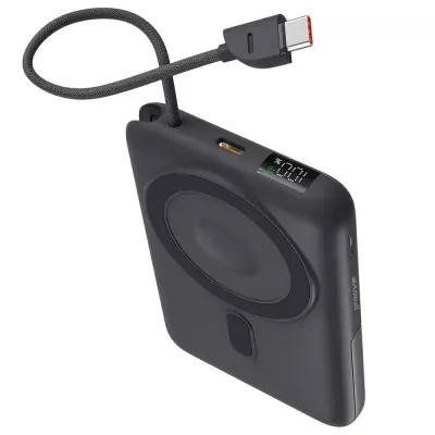 Универсальная мобильная батарея Повербанк Moon Rock 10000mAh 2in1 22.5W Серый Универсальная мобильная батарея Повербанк Moon Rock 10000mAh 2in1 22.5W Серый