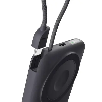 Универсальная мобильная батарея Повербанк Moon Rock 10000mAh 2in1 22.5W Серый Универсальная мобильная батарея Повербанк Moon Rock 10000mAh 2in1 22.5W Серый