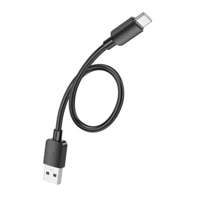 Кабель дата короткий Hoco X96 Type-C 0.25м Чёрный