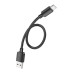 Кабель дата короткий Hoco X96 Type-C 0.25м Чёрный